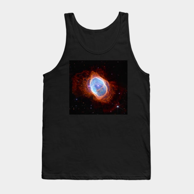 Webb Telescope Tribute - Southern Ring Nebula Tank Top by acrylicpainterr